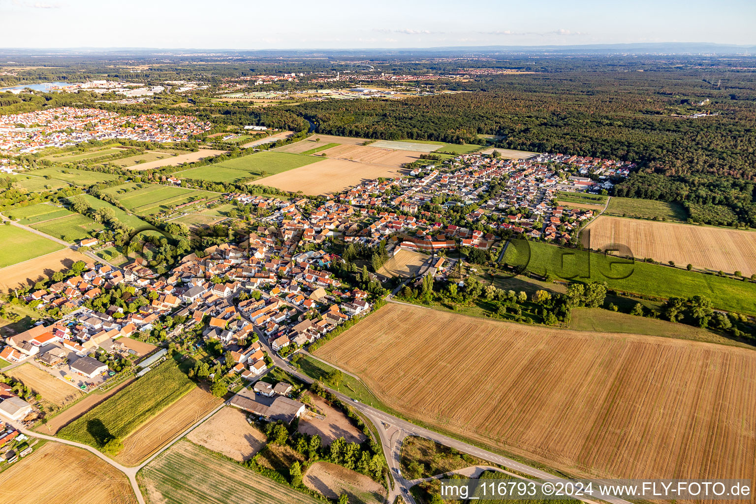 Photographie aérienne de Westheim dans le département Rhénanie-Palatinat, Allemagne