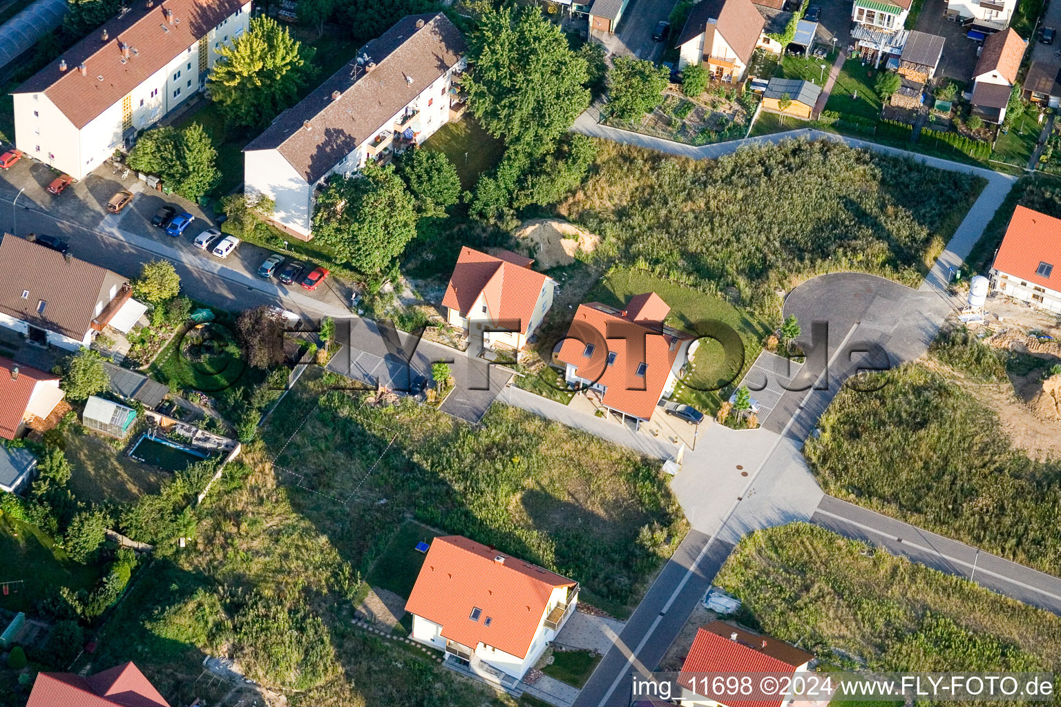 Photographie aérienne de Nouvelle zone de développement sur le Höhenweg à Kandel dans le département Rhénanie-Palatinat, Allemagne