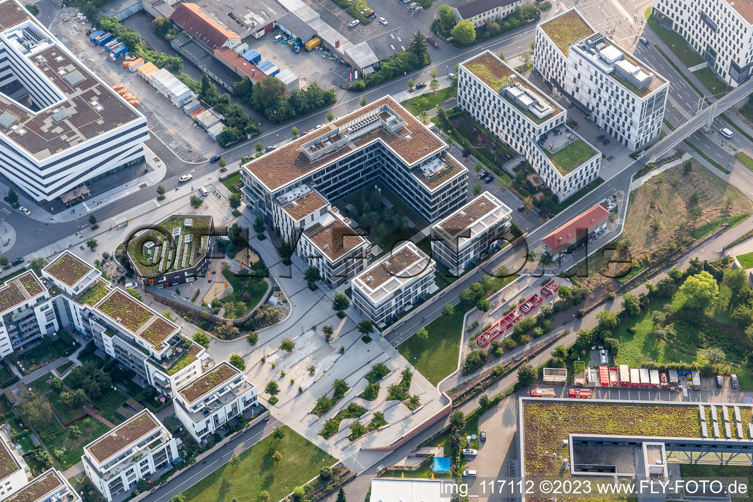 Image drone de Quartier Bahnstadt in Heidelberg dans le département Bade-Wurtemberg, Allemagne