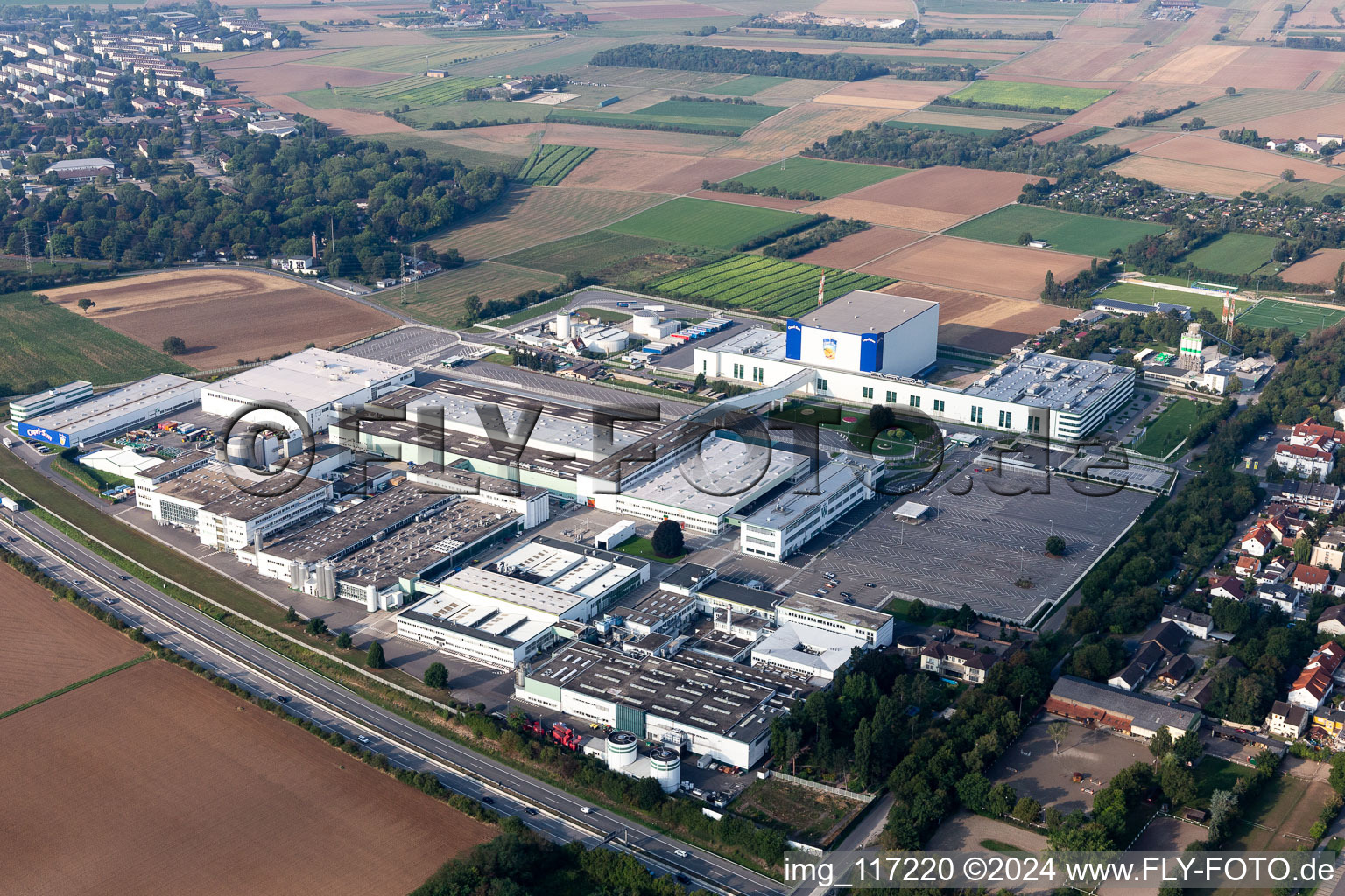 Vue aérienne de ADM SAUVAGE Europe à Eppelheim dans le département Bade-Wurtemberg, Allemagne