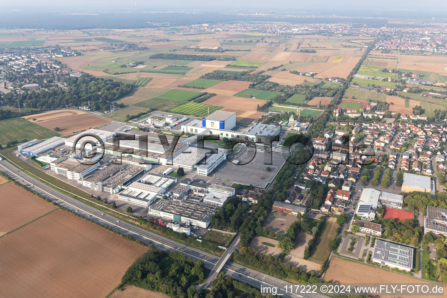 Vue aérienne de ADM SAUVAGE Europe à Eppelheim dans le département Bade-Wurtemberg, Allemagne