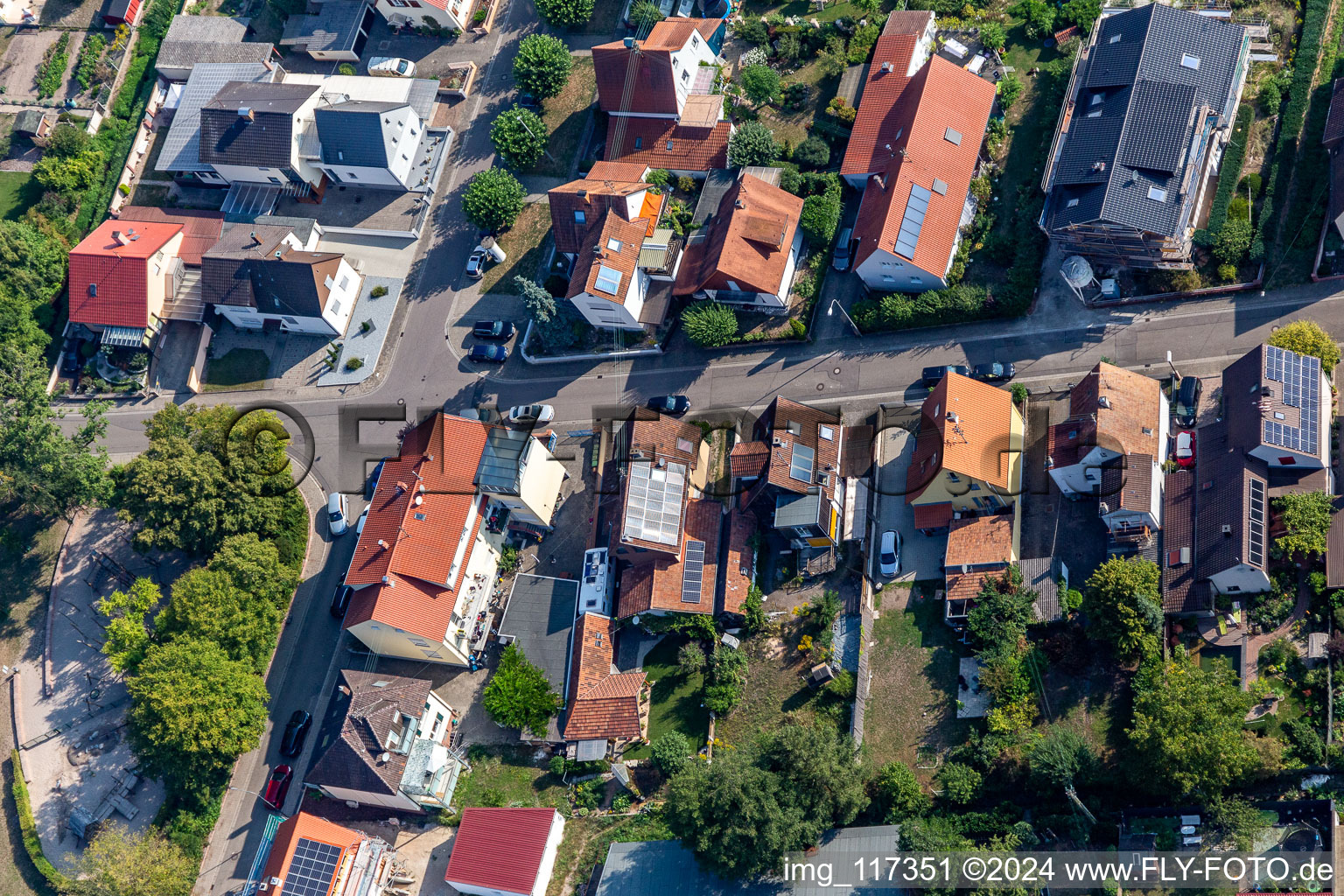 Enregistrement par drone de Règlement à Kandel dans le département Rhénanie-Palatinat, Allemagne