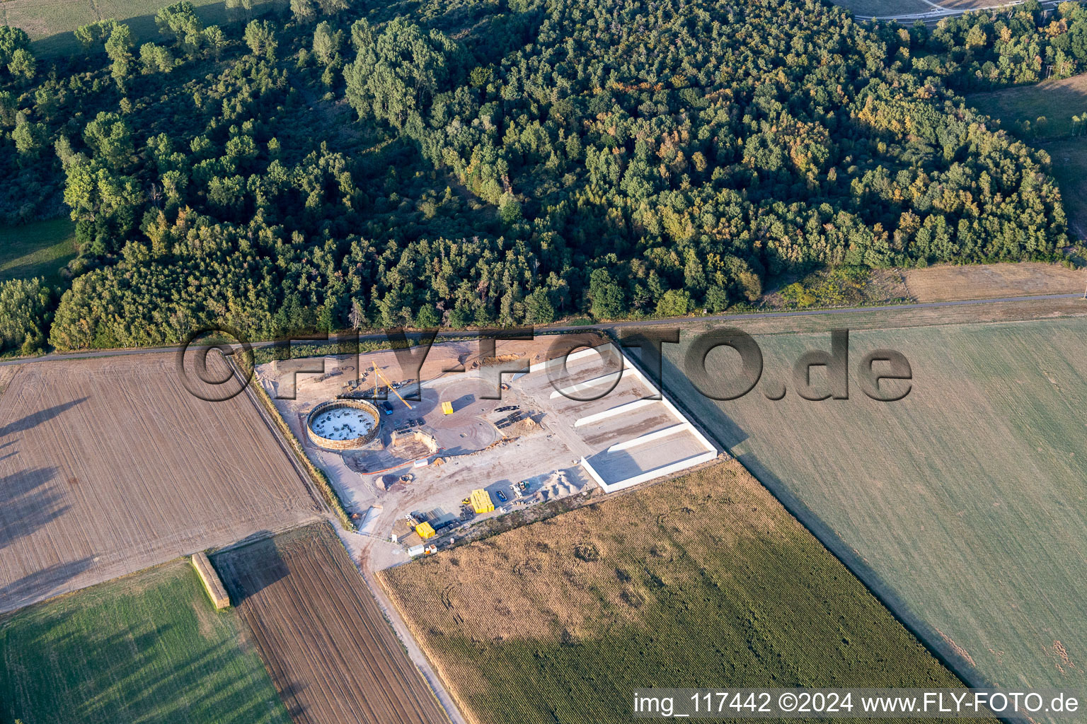 Image drone de Wissembourg dans le département Bas Rhin, France