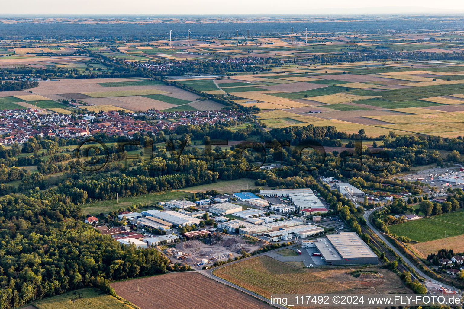 Photographie aérienne de Rohrbach dans le département Rhénanie-Palatinat, Allemagne