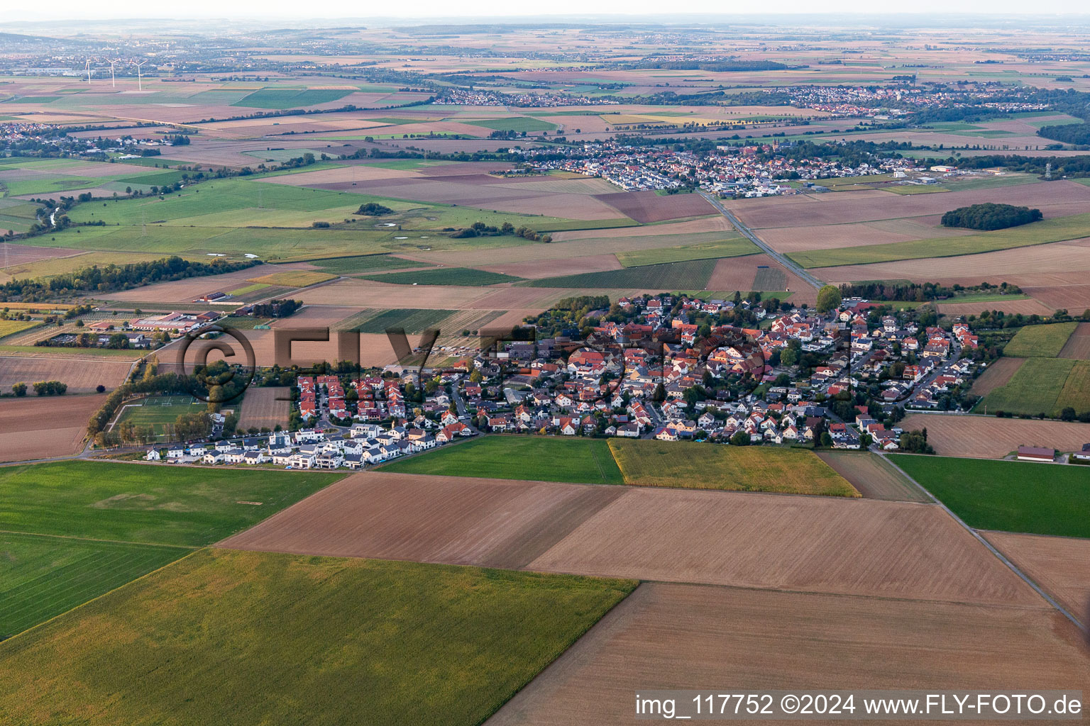 Vue aérienne de Quartier Burg-Gräfenrode in Karben dans le département Hesse, Allemagne