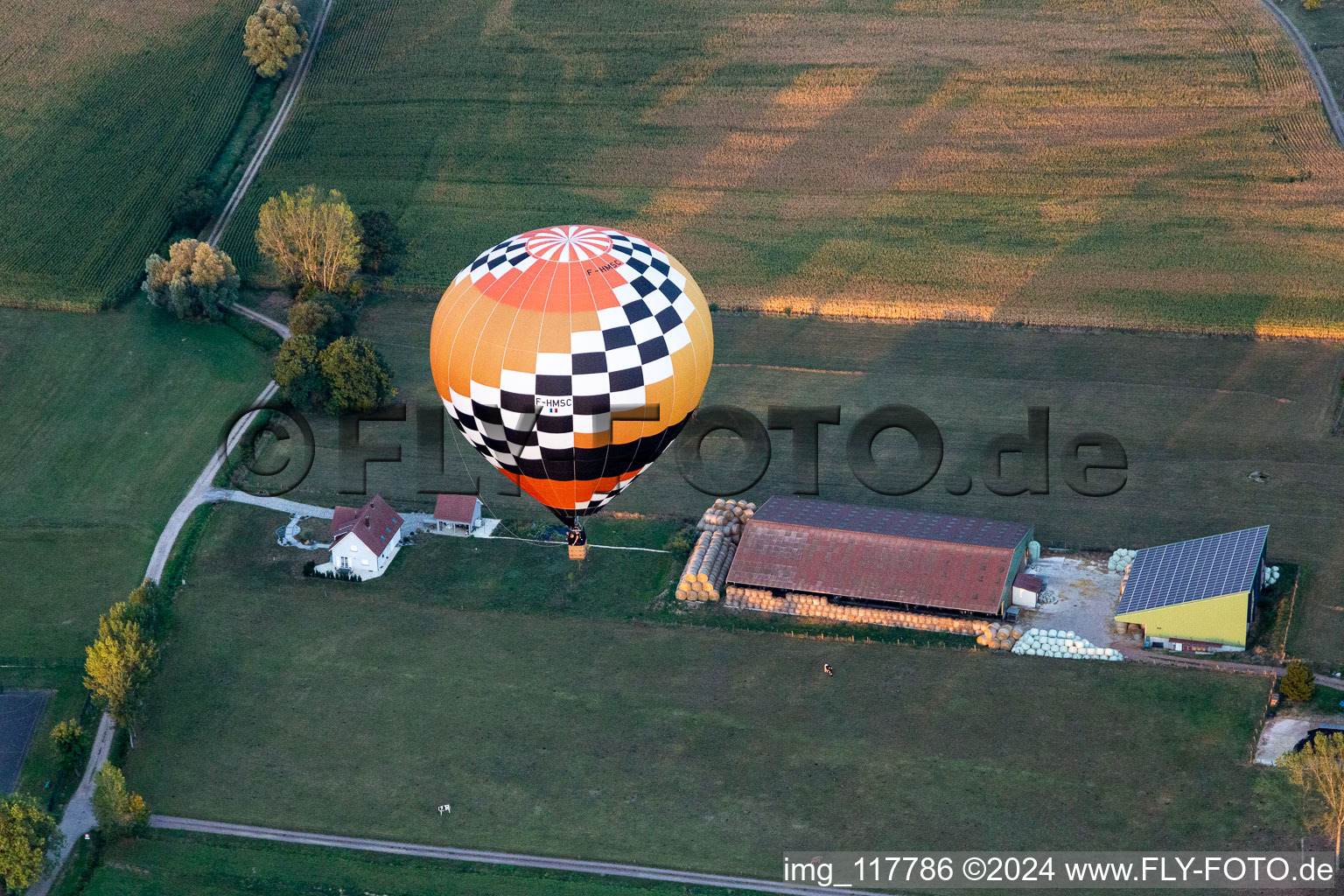 Kindwiller dans le département Bas Rhin, France vue d'en haut