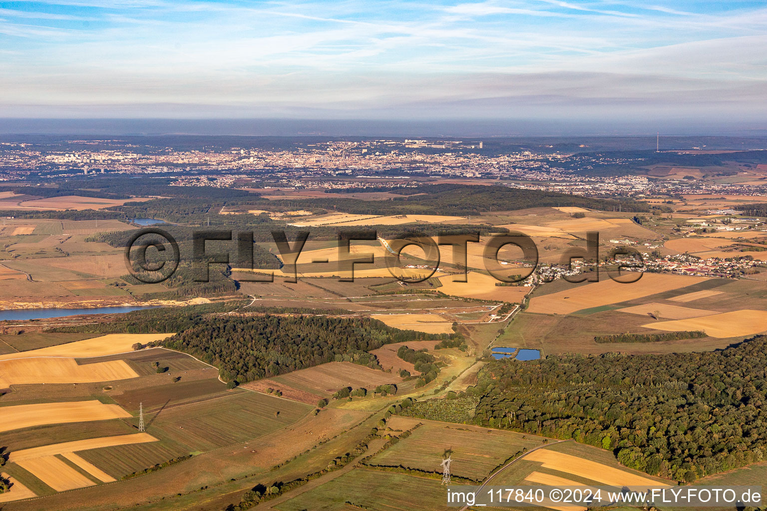 Vue aérienne de Nancy dans le département Meurthe et Moselle, France