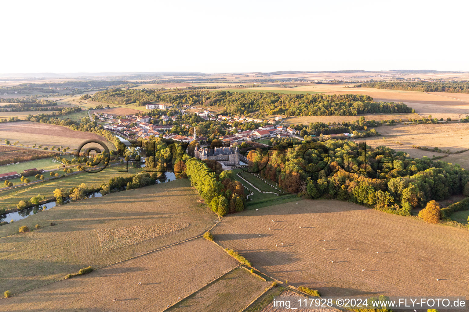 Image drone de Château de Haroué à Haroué dans le département Meurthe et Moselle, France