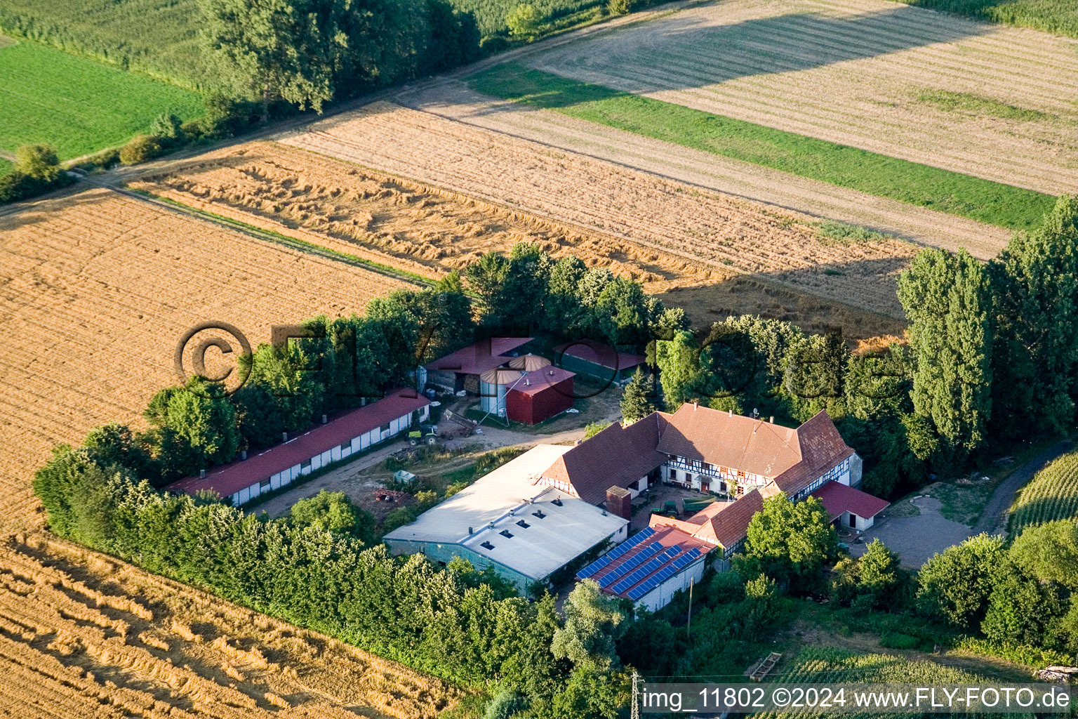 Vue d'oiseau de À Erlenbach, Leistenmühle à Kandel dans le département Rhénanie-Palatinat, Allemagne