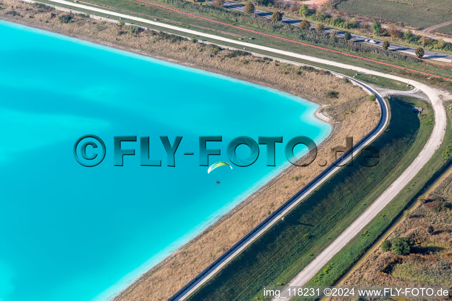 Vue oblique de Marais salants à Rosières-aux-Salines dans le département Meurthe et Moselle, France