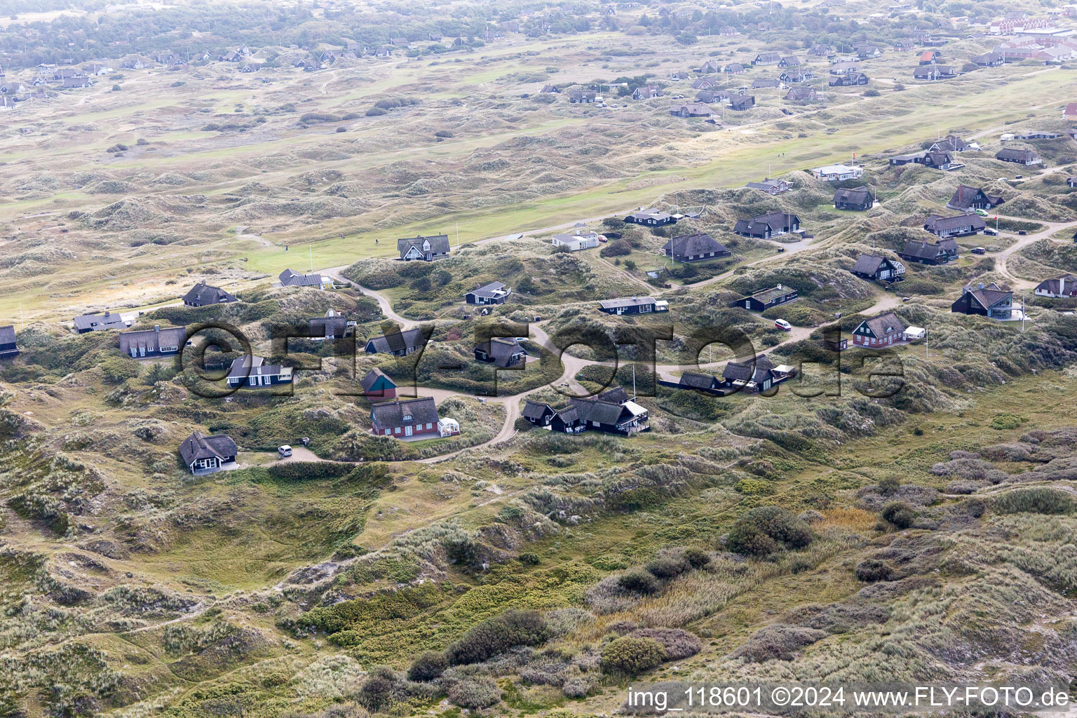 Enregistrement par drone de Fanø dans le département Syddanmark, Danemark