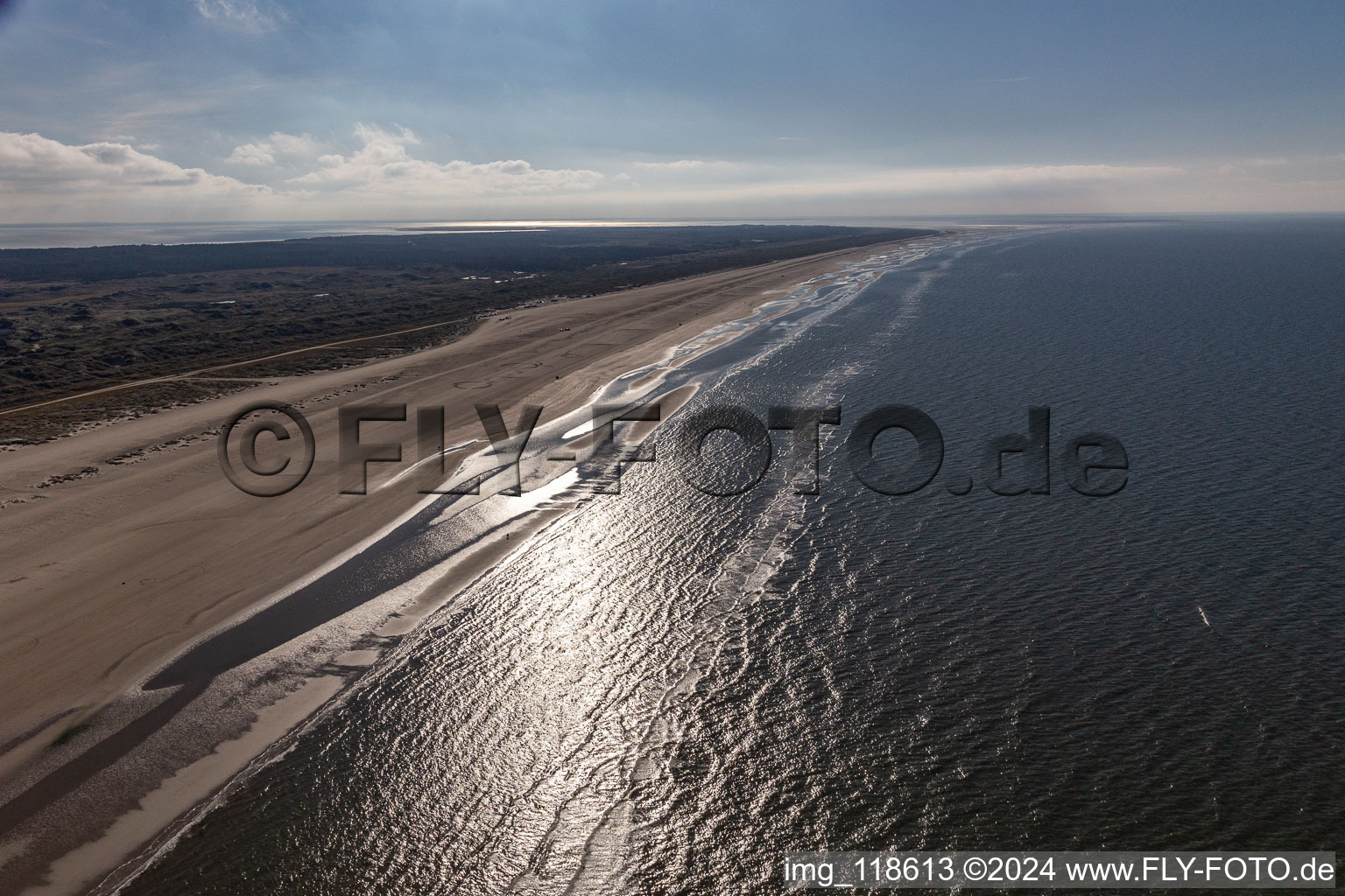 Fanø dans le département Syddanmark, Danemark vue d'en haut