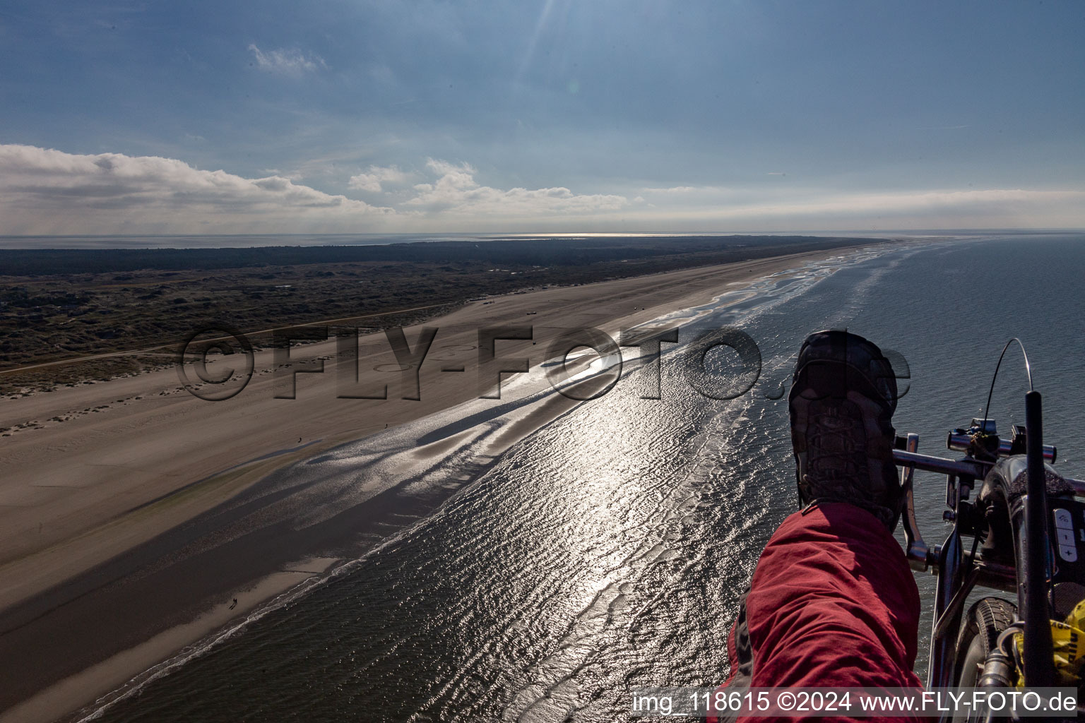 Fanø dans le département Syddanmark, Danemark depuis l'avion