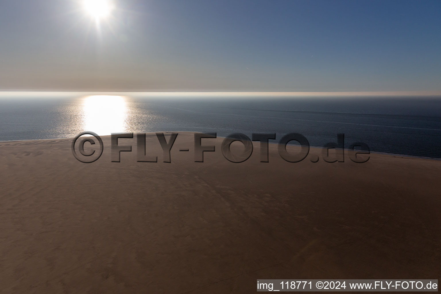 Parc national de la mer des Wadden à Fanø dans le département Syddanmark, Danemark d'en haut