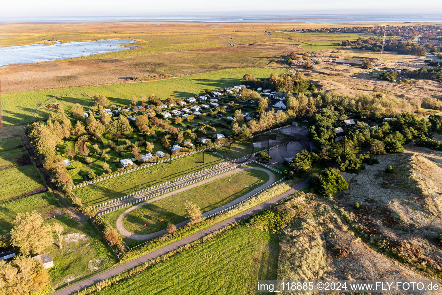 Photographie aérienne de Ny Camping, Sonderho à Fanø dans le département Syddanmark, Danemark