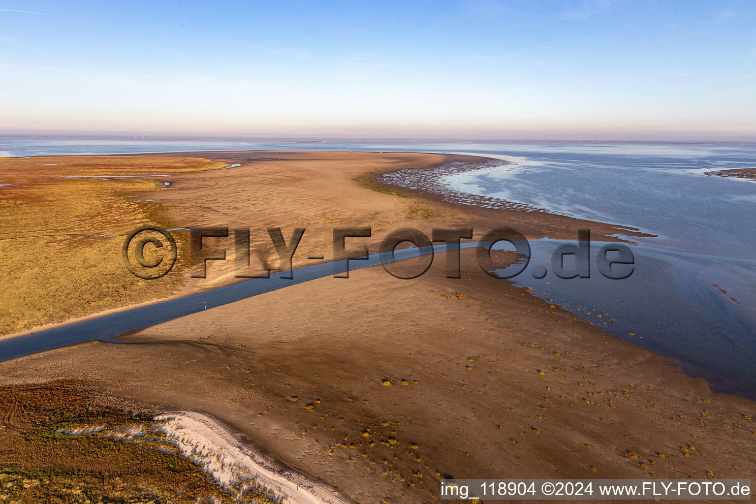 Fanø dans le département Syddanmark, Danemark d'en haut