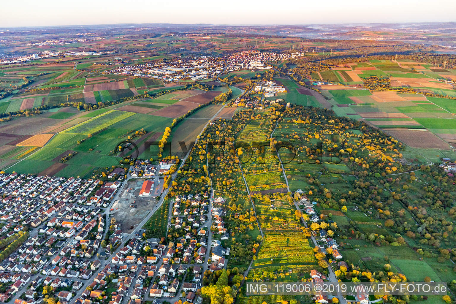 Photographie aérienne de Asperg dans le département Bade-Wurtemberg, Allemagne