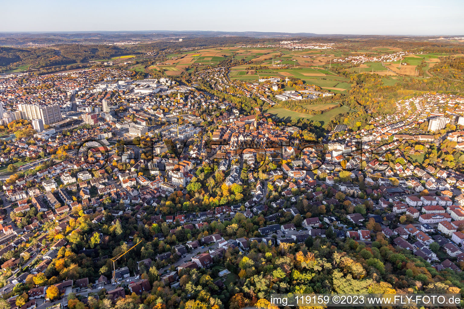Photographie aérienne de Leonberg dans le département Bade-Wurtemberg, Allemagne