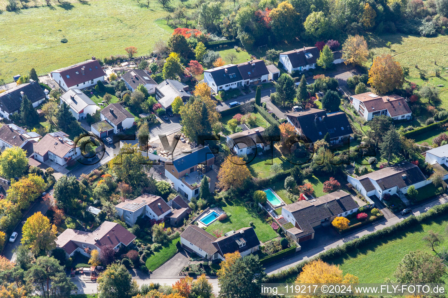 Vue aérienne de À Galgenberg à Nürtingen dans le département Bade-Wurtemberg, Allemagne