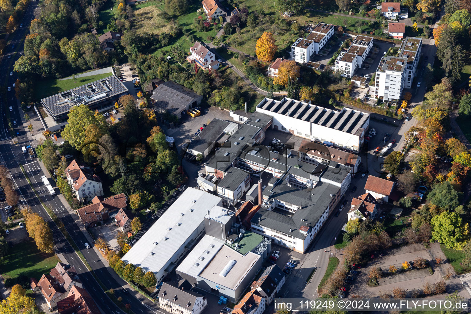 Vue aérienne de GuKoTech à Nürtingen dans le département Bade-Wurtemberg, Allemagne