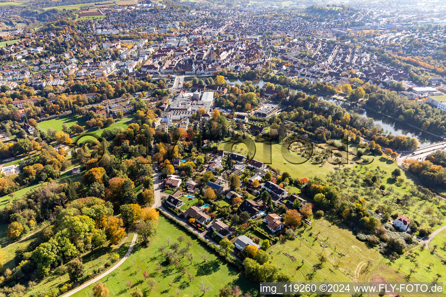 Photographie aérienne de À Galgenberg à Nürtingen dans le département Bade-Wurtemberg, Allemagne