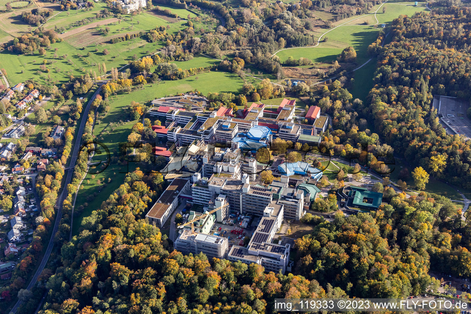 Vue aérienne de Université Konstanz à le quartier Egg in Konstanz dans le département Bade-Wurtemberg, Allemagne