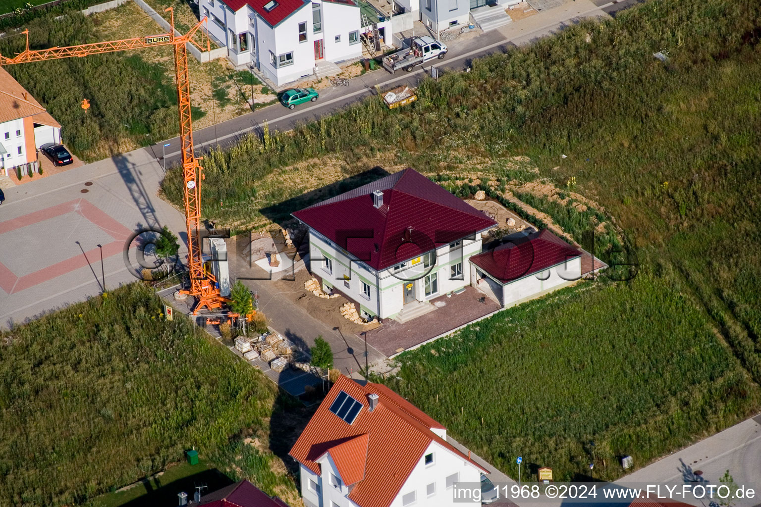 Photographie aérienne de Kandel dans le département Rhénanie-Palatinat, Allemagne