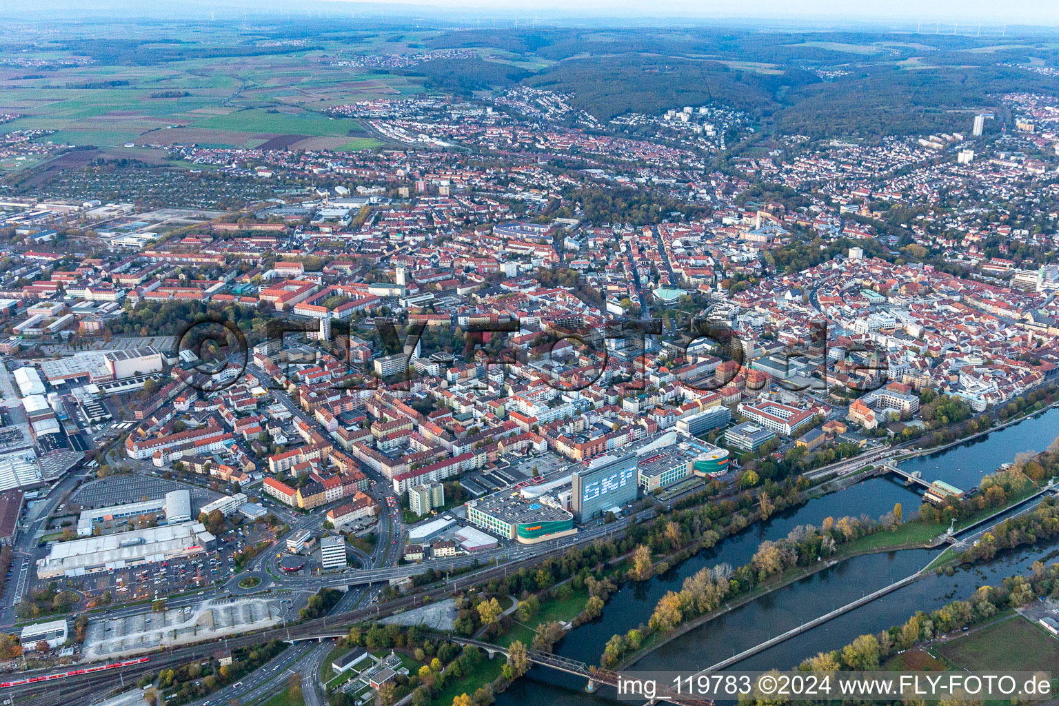 Image drone de Schweinfurt dans le département Bavière, Allemagne