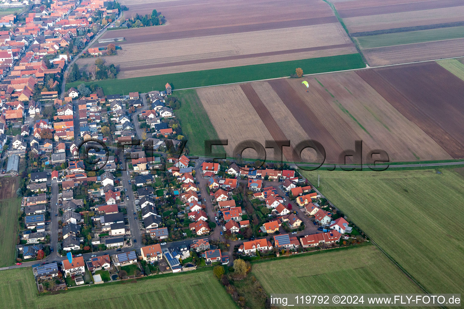 Image drone de Quartier Hayna in Herxheim bei Landau dans le département Rhénanie-Palatinat, Allemagne