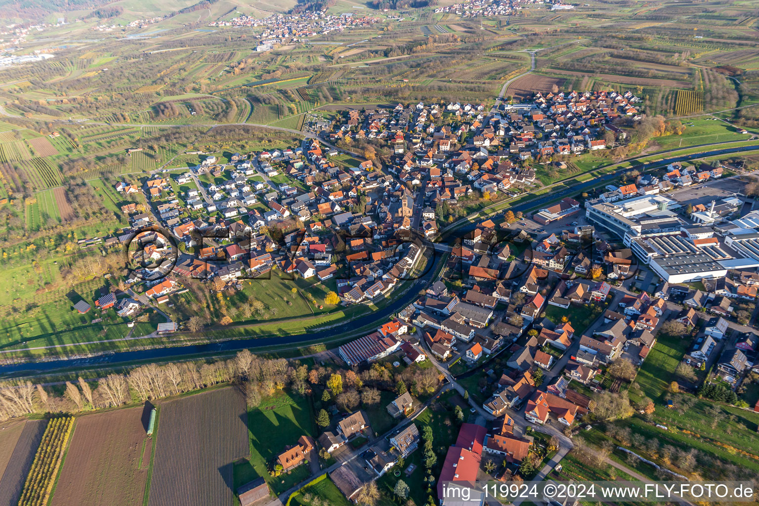 Vue aérienne de Quartier Stadelhofen in Oberkirch dans le département Bade-Wurtemberg, Allemagne