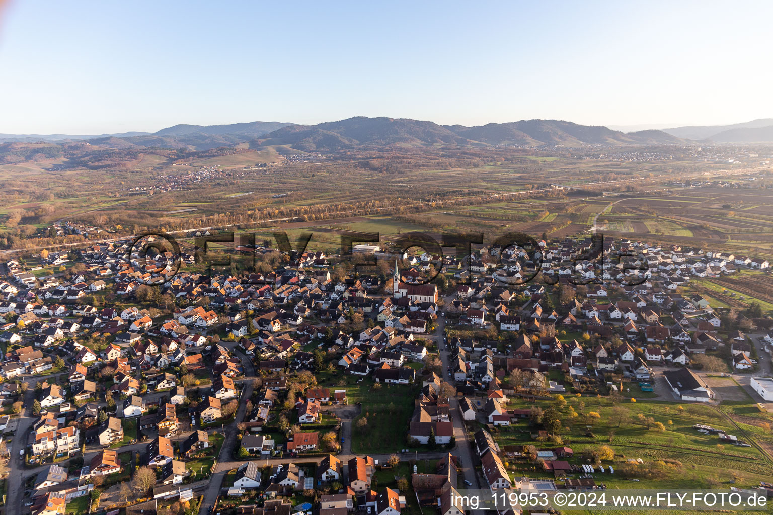 Vue aérienne de Quartier Windschläg in Offenburg dans le département Bade-Wurtemberg, Allemagne