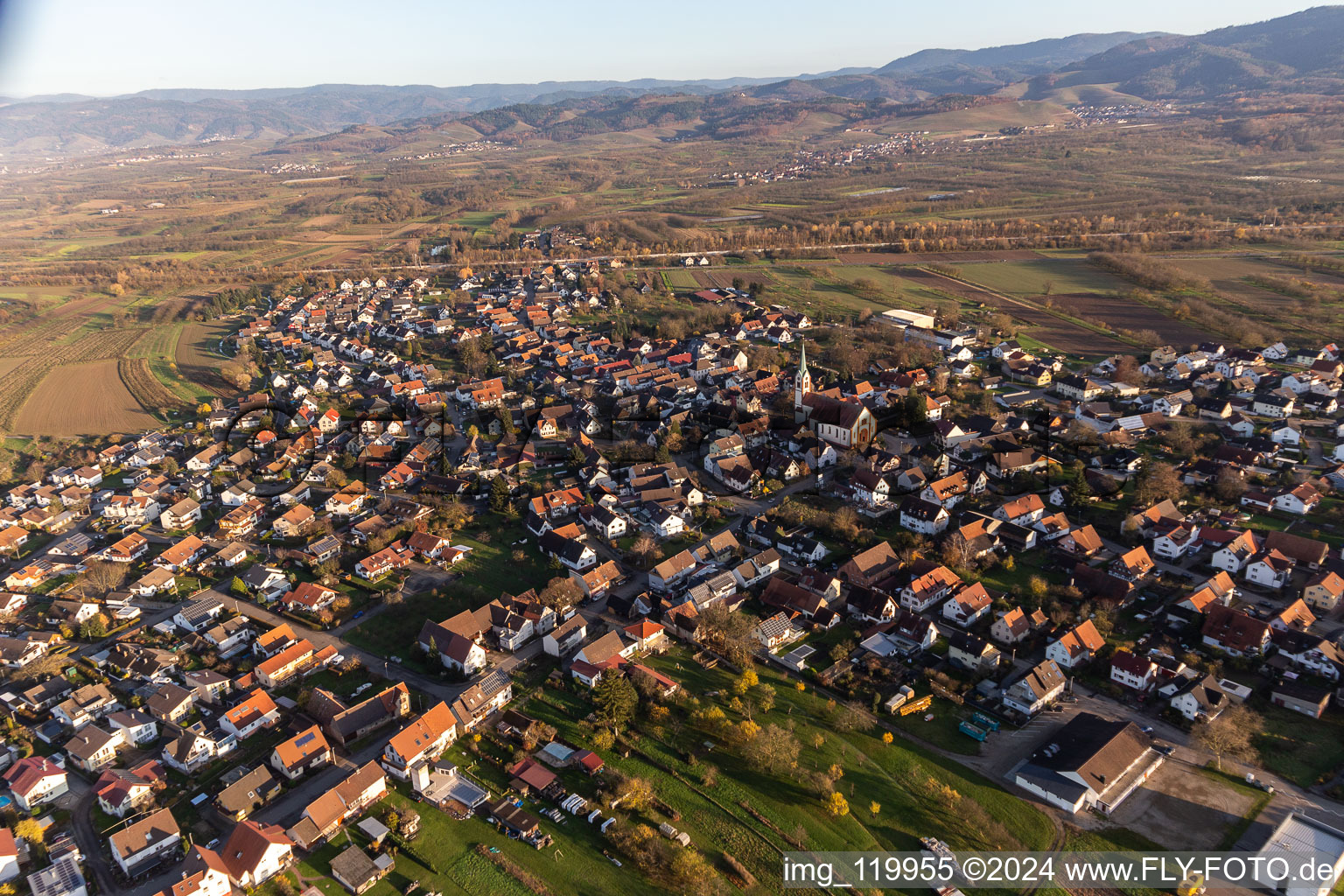 Vue aérienne de Quartier Windschläg in Offenburg dans le département Bade-Wurtemberg, Allemagne