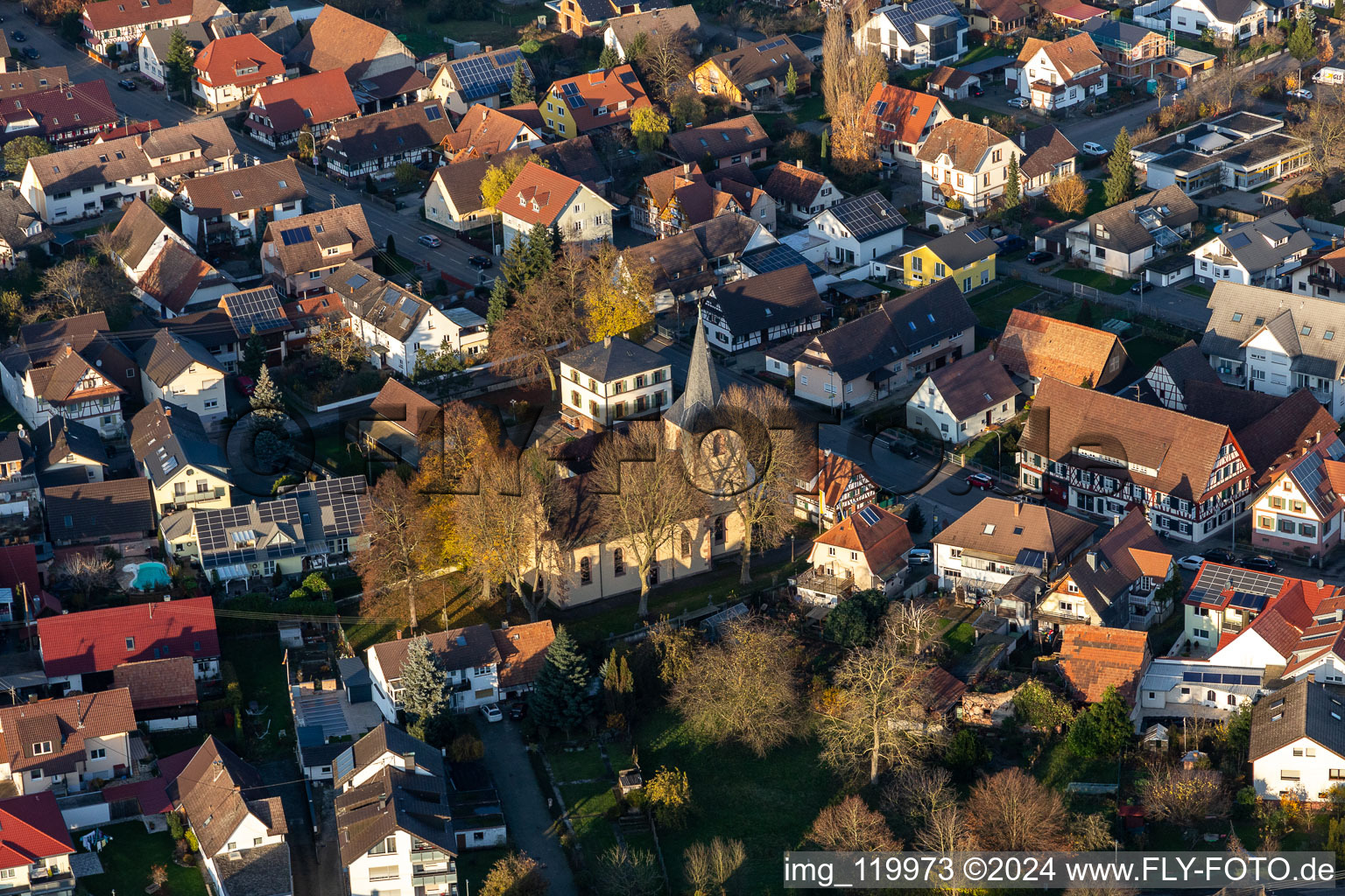 Vue oblique de Quartier Griesheim in Offenburg dans le département Bade-Wurtemberg, Allemagne