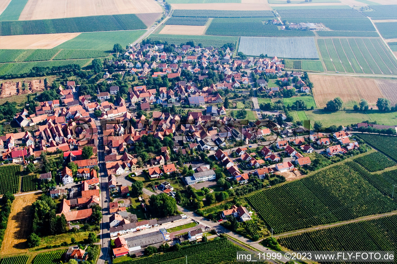 Image drone de Impflingen dans le département Rhénanie-Palatinat, Allemagne