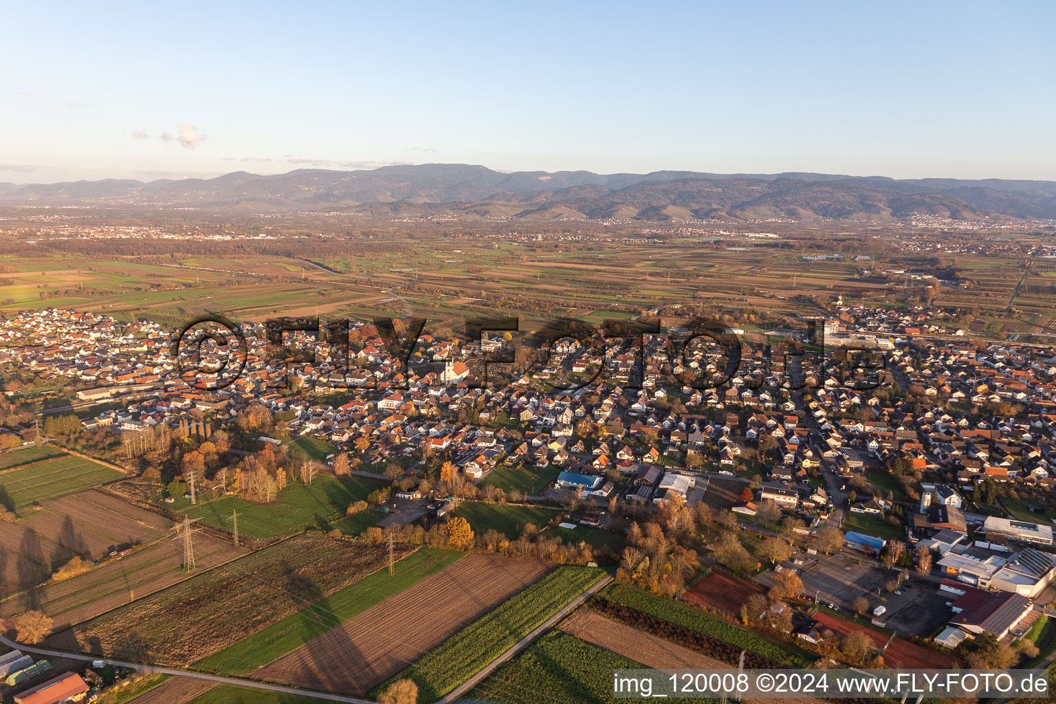 Photographie aérienne de Quartier Urloffen in Appenweier dans le département Bade-Wurtemberg, Allemagne