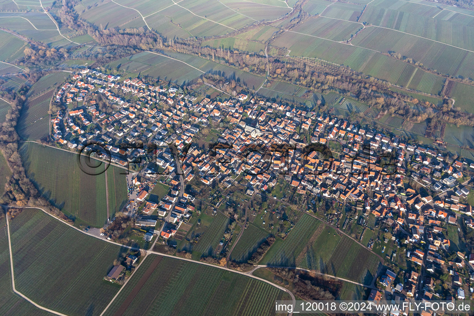 Vue d'oiseau de Quartier Arzheim in Landau in der Pfalz dans le département Rhénanie-Palatinat, Allemagne