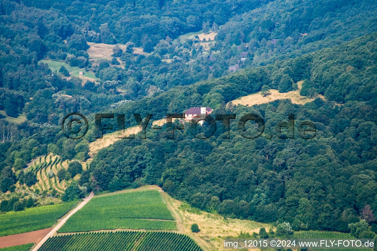 Ilbesheim bei Landau in der Pfalz dans le département Rhénanie-Palatinat, Allemagne d'en haut