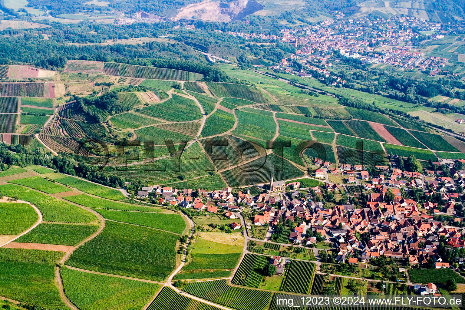 Ranschbach dans le département Rhénanie-Palatinat, Allemagne d'en haut