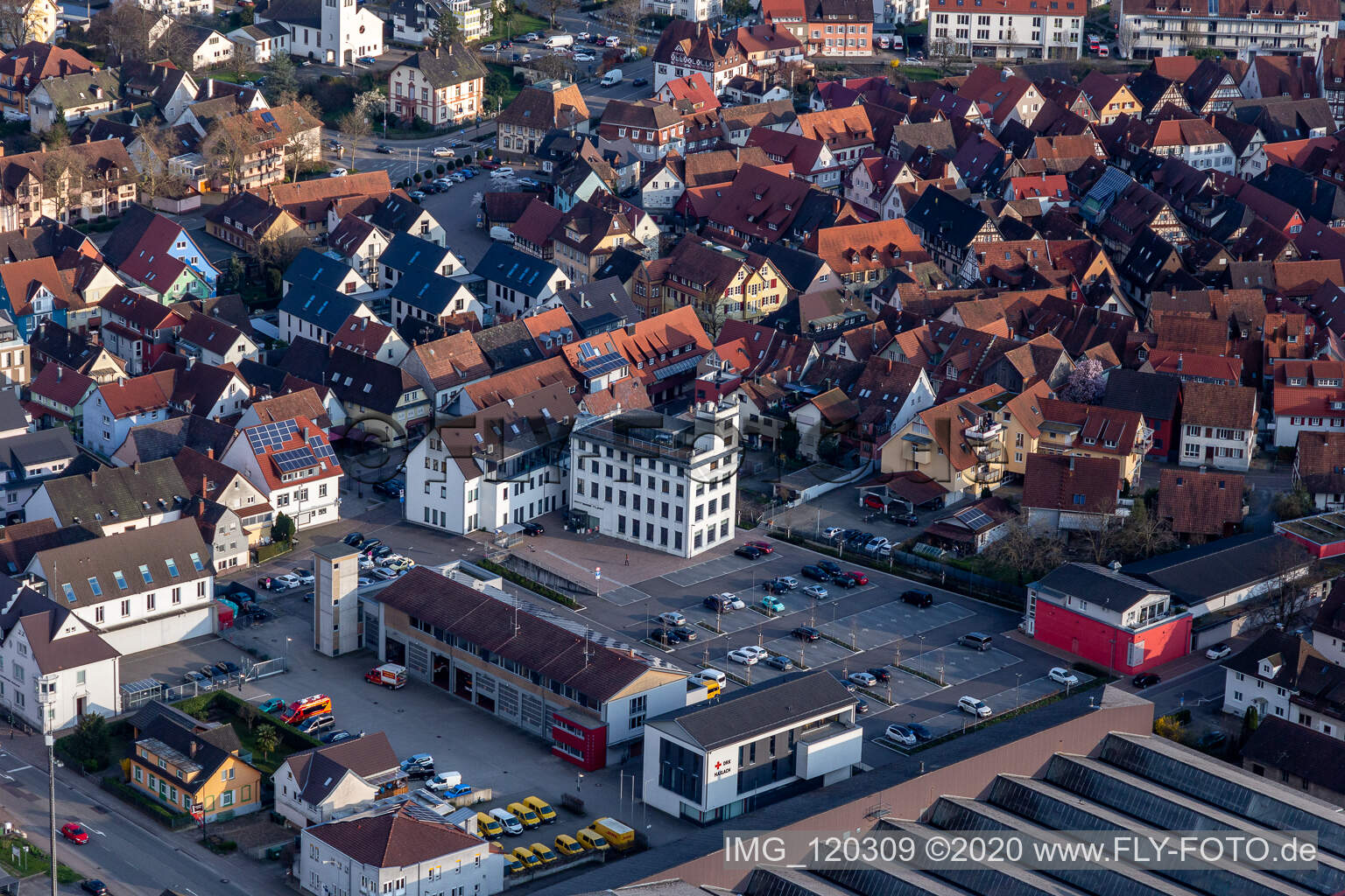 Photographie aérienne de Haslach im Kinzigtal dans le département Bade-Wurtemberg, Allemagne