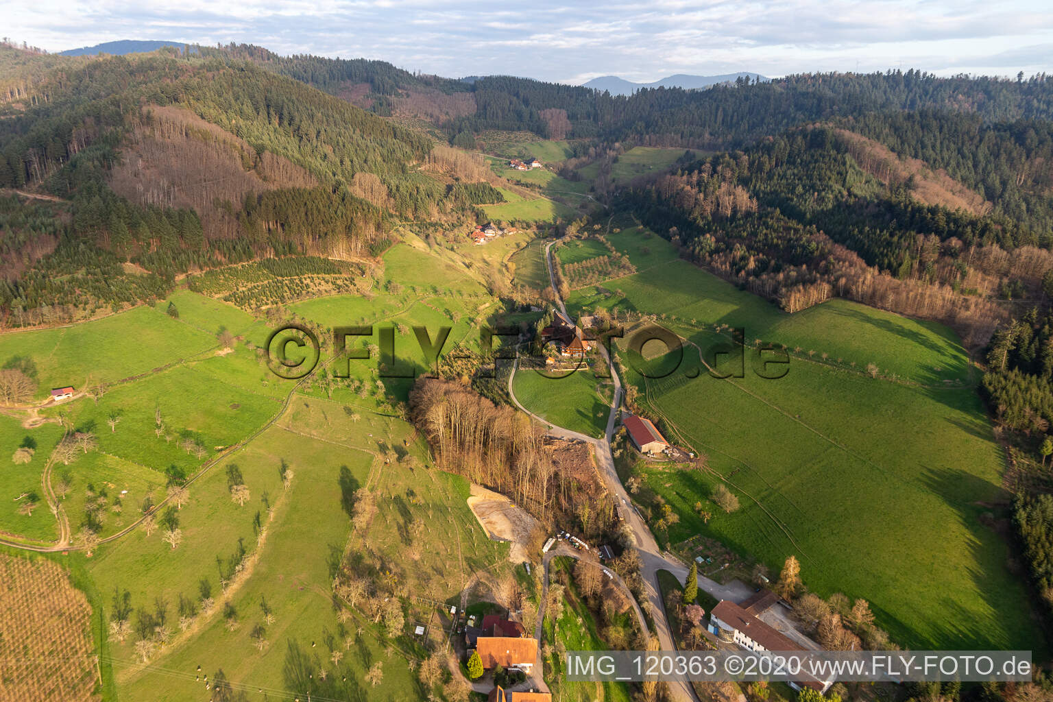 Image drone de Gengenbach dans le département Bade-Wurtemberg, Allemagne