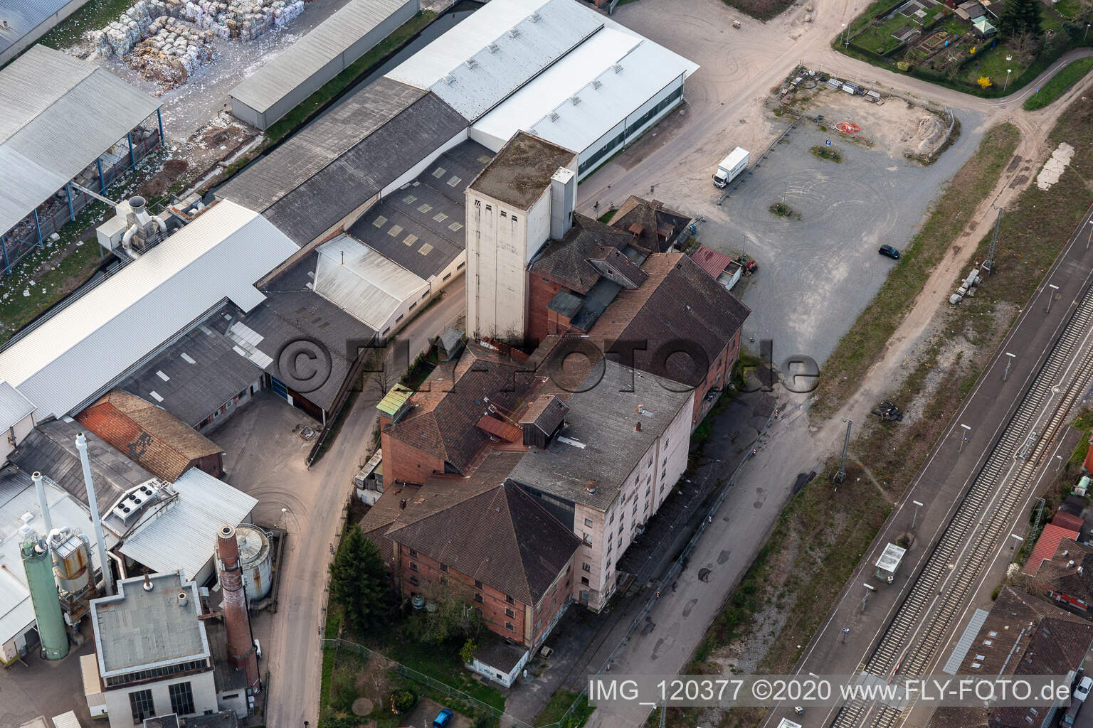 Gengenbach dans le département Bade-Wurtemberg, Allemagne vu d'un drone