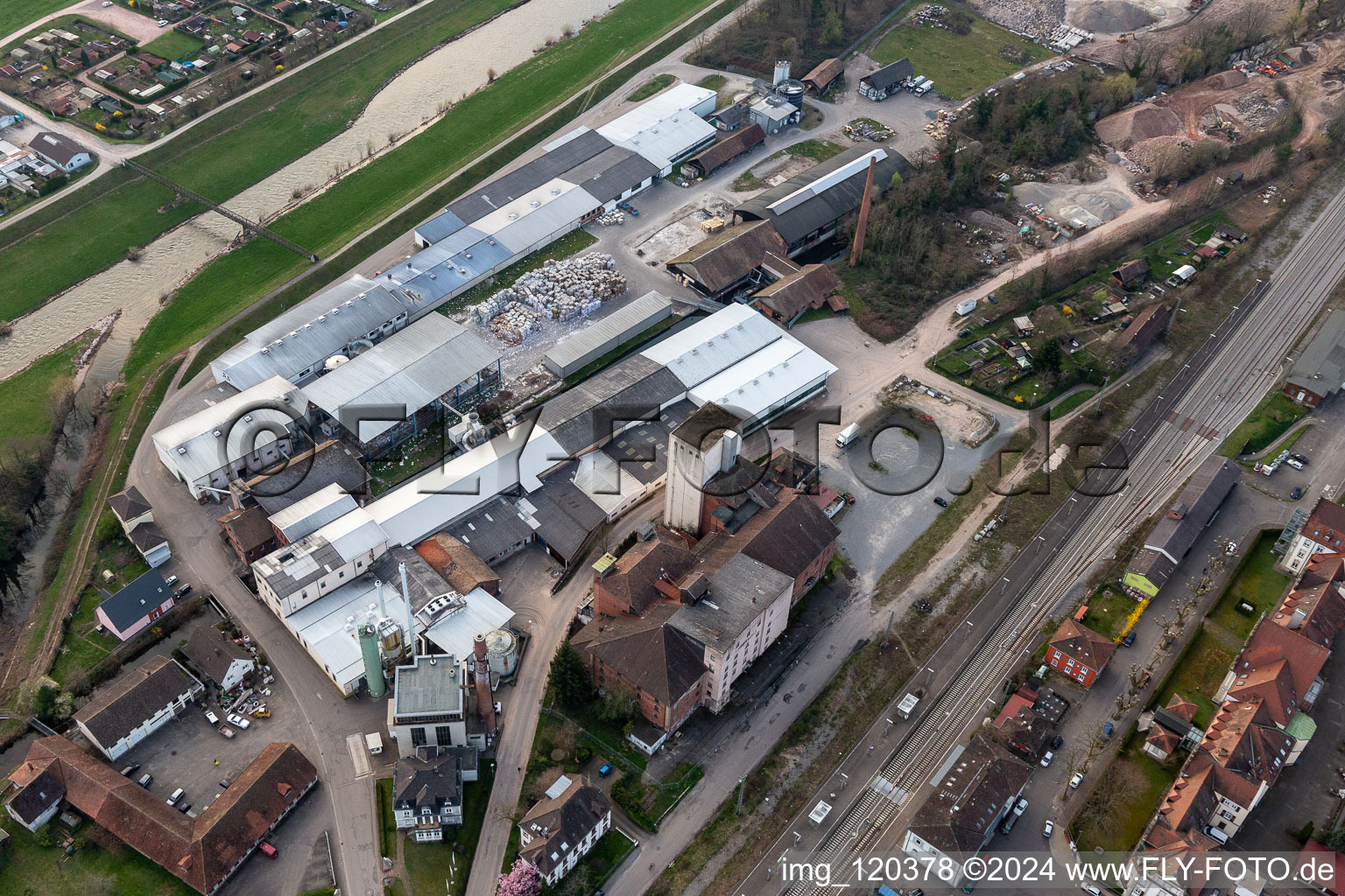 Vue aérienne de Gengenbach dans le département Bade-Wurtemberg, Allemagne