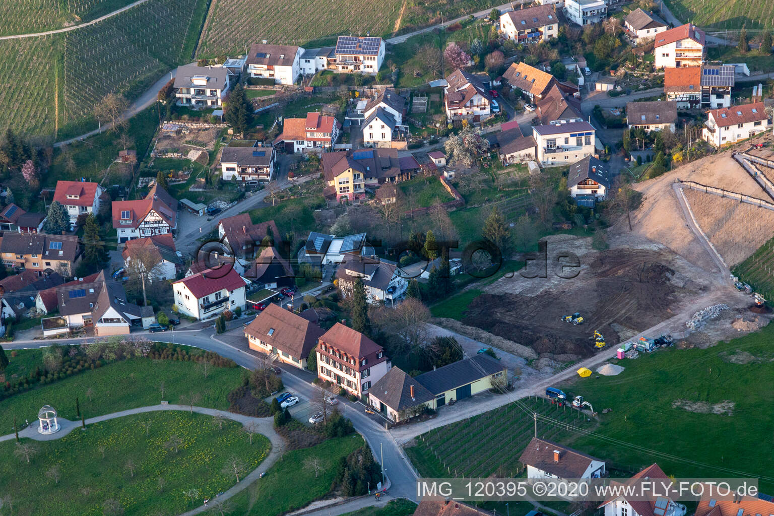 Photographie aérienne de Ortenberg dans le département Bade-Wurtemberg, Allemagne