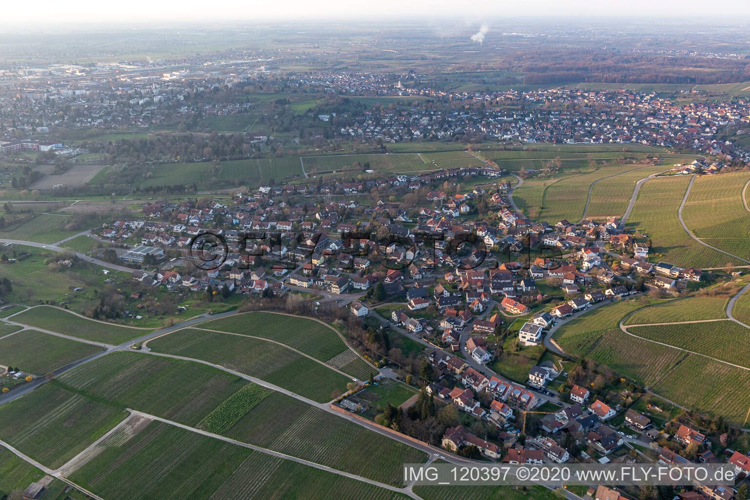 Vue aérienne de Quartier Fessenbach in Offenburg dans le département Bade-Wurtemberg, Allemagne