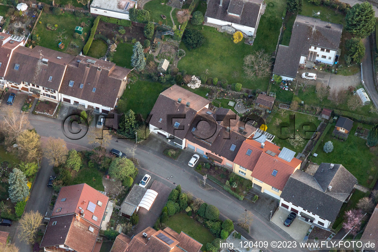 Image drone de Quartier Fessenbach in Offenburg dans le département Bade-Wurtemberg, Allemagne