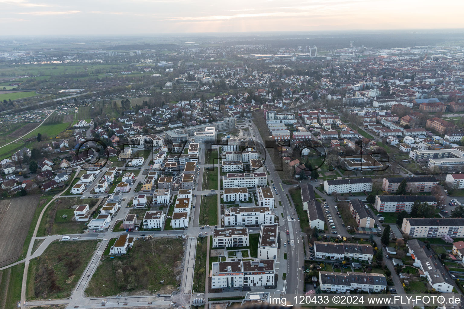 Photographie aérienne de En fil de soie à Offenburg dans le département Bade-Wurtemberg, Allemagne