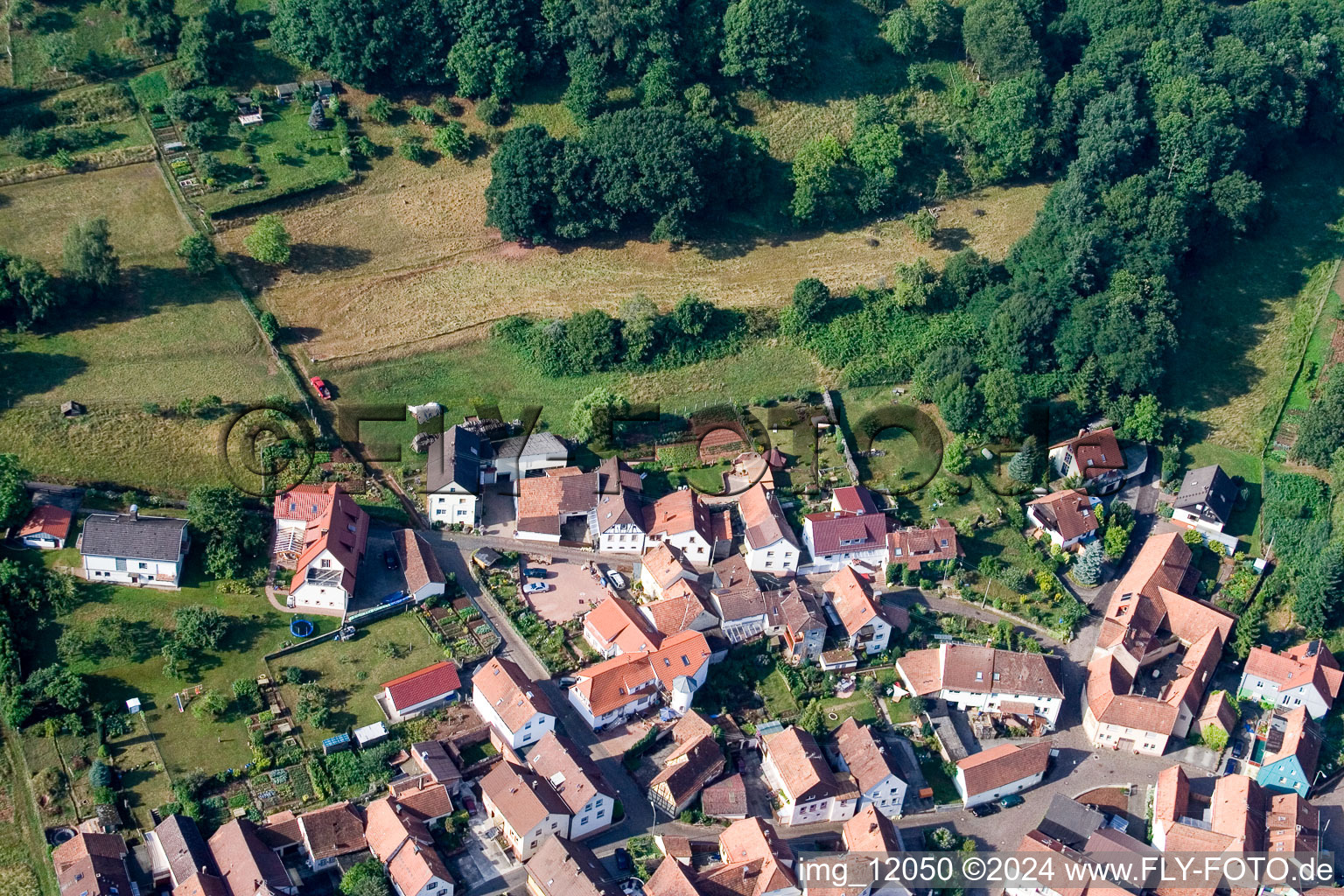 Enregistrement par drone de Quartier Gräfenhausen in Annweiler am Trifels dans le département Rhénanie-Palatinat, Allemagne