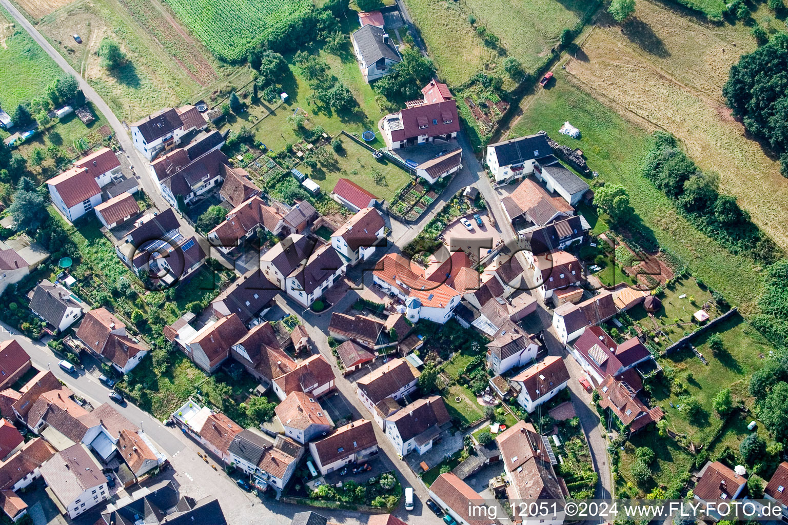 Image drone de Quartier Gräfenhausen in Annweiler am Trifels dans le département Rhénanie-Palatinat, Allemagne