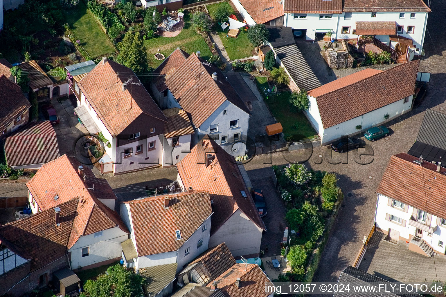 Quartier Gräfenhausen in Annweiler am Trifels dans le département Rhénanie-Palatinat, Allemagne d'un drone