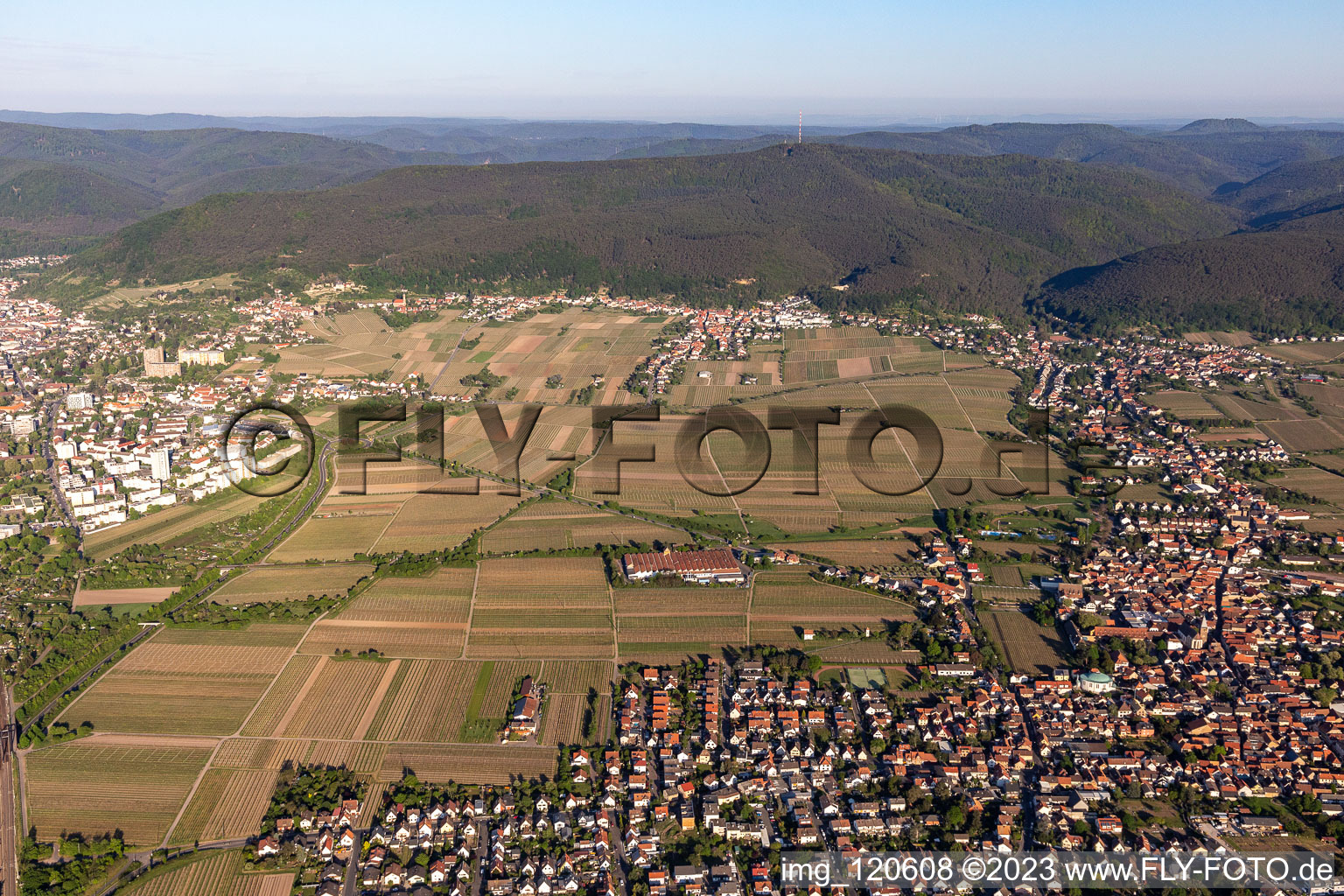 Vue aérienne de Ferronnerie à le quartier Mußbach in Neustadt an der Weinstraße dans le département Rhénanie-Palatinat, Allemagne